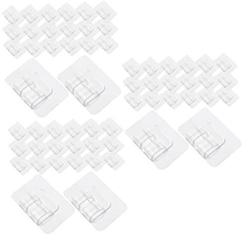 PartyKindom 90 STK Autobodenaufkleber Schnallen für Auto-Fußmatten Auto-Fußmattenschutz Auto Fußmatte Clips Auto-Teppich-Clips duschvorhangstange Fußpolster Autoteppichhalter