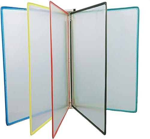 WchsTUmpxN Katalogständer, wandmontiertes Referenzsystem, Flipchart-Ständer, magnetischer wandmontierter Zeitschriftenständer, A4-Schilderständer, mehrfarbig