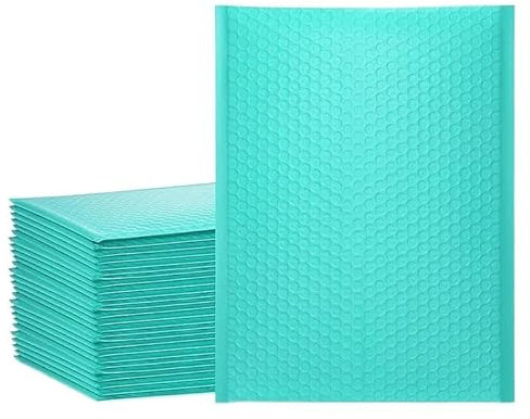 LuftpolsterumschläGe 100 Stück holografische Mailer, rosa, Poly-Blase, gepolsterte Versandumschläge for Verpacken, selbstklebende Versandtasche, Luftpolsterung Versandtaschen Luftpolster(Color:100pcs