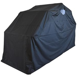 HQHAOTWU Motorcycle Shelter, Outdoor Bike Covers Storage, Outdoor Bike Storage Shed Tent Oxford Cover Portable Motorcycle Tent