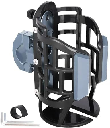 AZSUL Portabidón Soporte Accesorios Universales para Portavasos De Moto