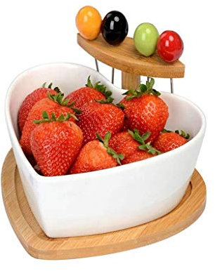 UPLKECNZD Cuenco Creativo de cerámica para ensaladas y vajilla de cerámica para el hogar Plato de Fruta para el hogar Plato de Sushi