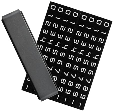 PartyKindom Car Holder Temporary License Plate Phone Number for Cars Outdoor Quick Fix Elegant