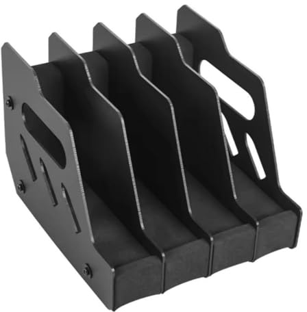 Gexgune 4/6/8 Slots Gun Rack Soft EVA Foam Pistol Rack for Gun Safe Cabinet Storage Revolver Firearm Handgun Rack Stand Display Holder (4Slot)
