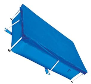 mophrati Lona Impermeable con Borde Protector a Prueba de Polvo. Cierre con cordón para una instalación Sencilla en Piscinas Infantiles, Jardines, Piscinas al Aire Libre y