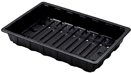 Nutley's 38cm Recycled Plastic Full-Size Seed Trays With Drainage Holes (Pack of 6), British Made