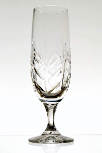JUL Set 6 Sektgläser aus Kristall Kristallgläser Champagner Prosecco Bleikristall