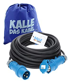 CEE-Verlängerungskabel Campingkabel Wohnmobil-Kabel Caravan-Leitung H07RN-F 3G 2,5mm² 40 Meter von KALLE DAS KABEL