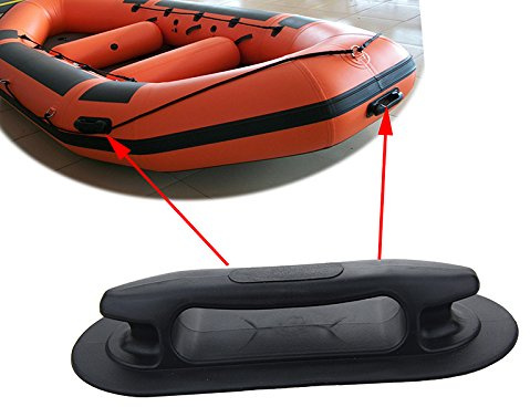 Mangobuy Hebegriff/Klampe für Schlauchboote, Floße, Schlauchboot, Schwarz, 2 Stück