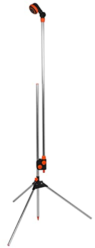 Bradas - ECO-4502, Doccia Solare da Giardino Esterno, Piscina o terrazzo, Altezza Regolabile 150-210 cm, doccetta Acqua Esterna Realizzata in Alluminio e plastica.