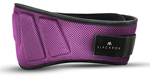 BLACKROX Gewichthebergürtel G1 Vergleichssieger Trainingsgürtel Fitness Gürtel Krafttraining bodybuilding Gewichtheben Powerlifting Gym Weightlifting Belt training Herren Damen (Pink, S)