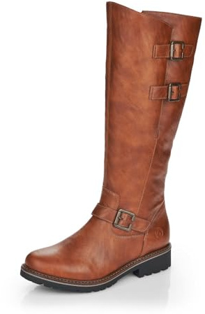 Remonte Damen R6590 Kniehohe Stiefel, braun 22, 38 EU