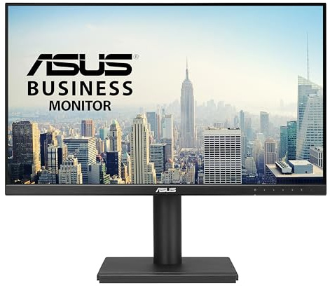 ASUS BE249CGN - Monitor Docking de 24, IPS, 120 Hz, USB-C, RJ45, diseño ergonómico, HDMI, DisplayPort, Power Sync, Eye Care, Filtro de luz Azul, antiparpadeo, montable en Pared, sostenibilidad