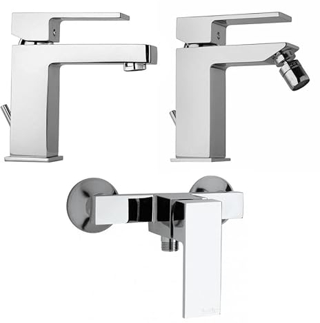Armatur für Bidet, Waschbecken und Dusche in Chrom-Optik | Infinity