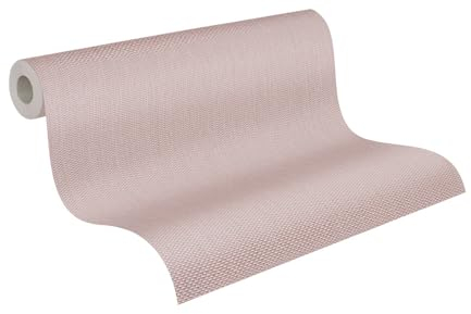 A.S. Création Carta da parati strutturata rosa argento – Carta da parati da parete 395528 – alta qualità per diversi ambienti – 10,05 m x 0,53 m – Made in Germany