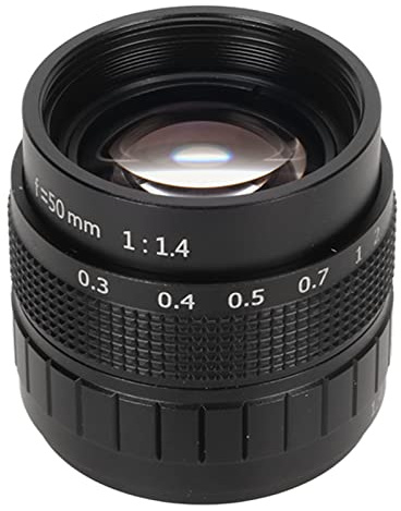 Obiettivo a Focale Fissa da 50 Mm con Messa a Fuoco Manuale, Ampia Apertura F1.4 con Alloggiamento in Lega e Obiettivo Premium, Adatto per Paesaggi, Ritratti e Fotografia Macro