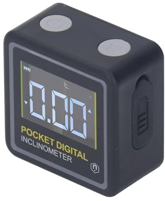 Digitaler Neigungsmesser, Magnetischer Winkelmesser, Messwerkzeug mit Hintergrundbeleuchtung, Taschenformat für die Holzbearbeitung zu Hause