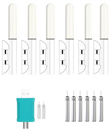 Skeadex LED Nachtlicht Knicklicht Angeln, Fischen Float LED Knicklicht, Angel-Alarmglocken Einschließlich Batterie, Nicklicht Angelzubehör für Nachtangeln Oder Meeresangeln