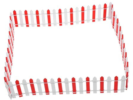 SUPVOX Mini Clôture De Jardin Clôture en Piquets Simulée pour Bordure De Jardin Décoration De Paysage Miniature