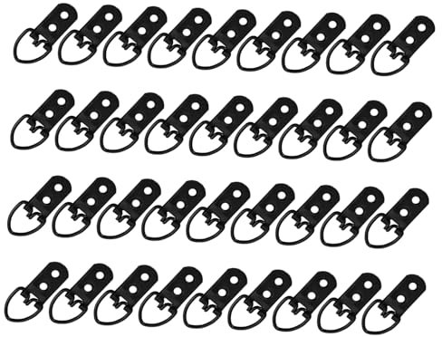 Artibetter 100 Piezas Ganchos Para Marcos De Fotos Colgador De Punto De Cruz Colgador De Cuadros Decorativos Hogar De Doble Para Pinturas