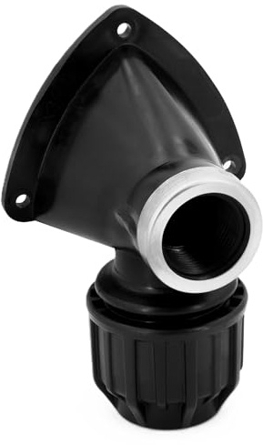 H2O-Flex® PP Fitting Wandwinkel 20mm x 1/2 Innengewinde für PE-Rohr, DVGW | PP Fitting-Set mit Trinkwasserzulassung und allen Varianten, Bogen, T-Stück, Kugelhahn, Kupplung, Wandwinkel, Stopfen,PE-Rohr