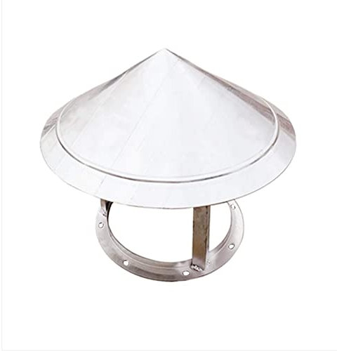 Kaminhaube aus verzinktem Eisen für Kanäle, Lüftungshaube, Rohr, Auspuffrohr, Regenschutz und Schutzverschluss für Heizung, Ofen, Kamin, Regenhut für erhöhte Haltbarkeit und Schutz