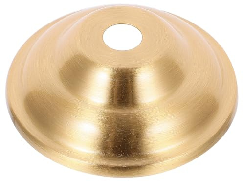 Happyyami Fixation Plafonnier Embout de Poteau de Lit en Laiton Semi-clos, Douilles pour Luminaires Muraux Plafond au Design Esthétique et Fiable