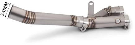 NVNZMFPPW Sistema Scarico Anteriore Escape System Silenziatore Scarico in-Second, per Y&amaha YZF R1 MT-10 MT10 FZ-10 2015-2025 Silenziatori Terminali Scarico