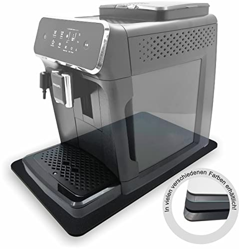 Premium Acrylglas Gleitbrett für den Philips Kaffeevollautomat der Serien 5400 | 4300 | 3200 | 2200 | 1200 Serie | 45 x 27 cm | Made in Germany (Anthrazit Matt)