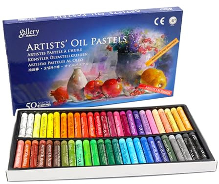 Pasteles de para Artistas | Soft Oil Pastels | Pintura de Arte Dibujo de crayones de de sombreado, Suministros de Arte para niños, Principiantes, Estudiantes