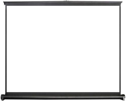 Portable Desktop Projection Screen Drop Down For Office Outdoor Home Theater Roll Up White Screen(50inch)