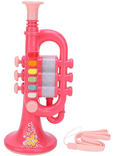 Naroote Jouet Trompette, Jouet Instrument pour bébé, Volume à 5 Niveaux, Exercice éducatif en Plastique, capacité Pulmonaire pour Les Enfants de 3 Ans et Plus pour l'éducation Précoce ((Version