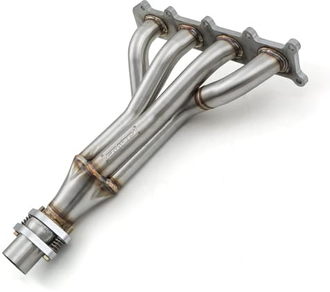 Gravity Performance Collecteur d'échappement de 5,7 cm compatible avec Peugeot 206 GTI 2l 16V 1998-2010 Kit collecteur d'échappement en acier inoxydable