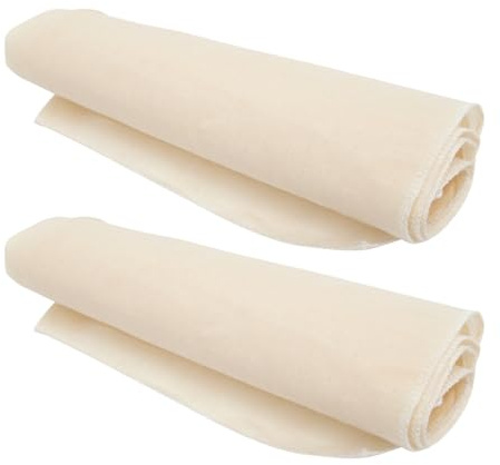 SHINEOFI Lot de 2 Paquet en Étamine Alimentaire 60 Cm Passoire en Tissu Alimentaire Réutilisable pour Filtrer Tofu Lait de Soja et Cuisson Vapeur Tissu Non Blanchi Polyvalent Cuisine