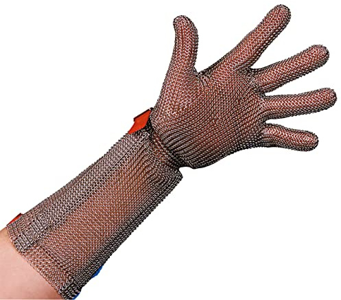 Stechschutzhandschuh PROTEC 20 cm Stulpe, EN 1082-1 Größe M, 1 Stück