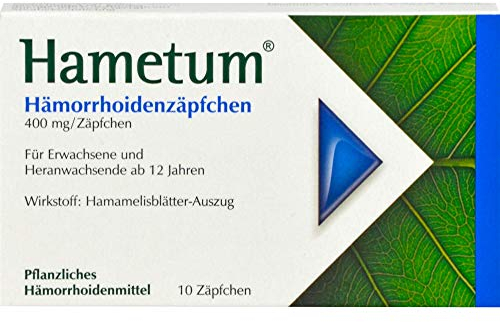 Hametum Hämorrhoidenzäpfchen, 10 St. Zäpfchen