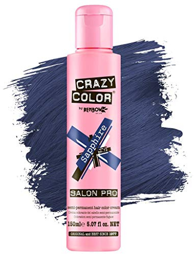 Crazy Color Sapphire no 72, 100ml - crème colorante saphir