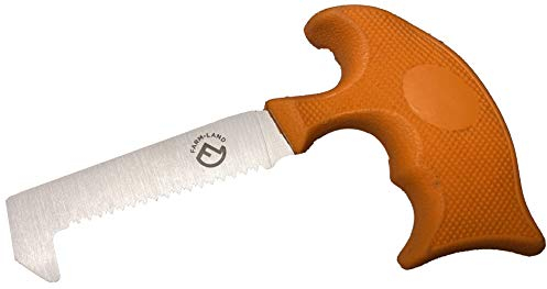 FARM-LAND Seghetto da 9 cm con custodia per la pulizia di Wildbret igiene, serratura per il petto