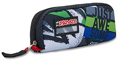 SJ GANG STYLE JAM GANG Astuccio Bambini e Ragazzi, Nero (Underground Soil), 23 x 8,5 x 5 cm