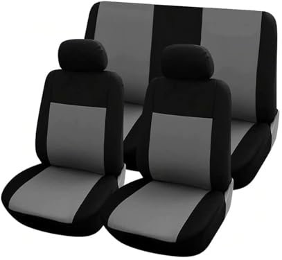Susy Shop Fundas de Asientos universales para Asientos Delanteros y Traseros Suaves, cómodas, Transpirables, protección para Asientos utilitarios