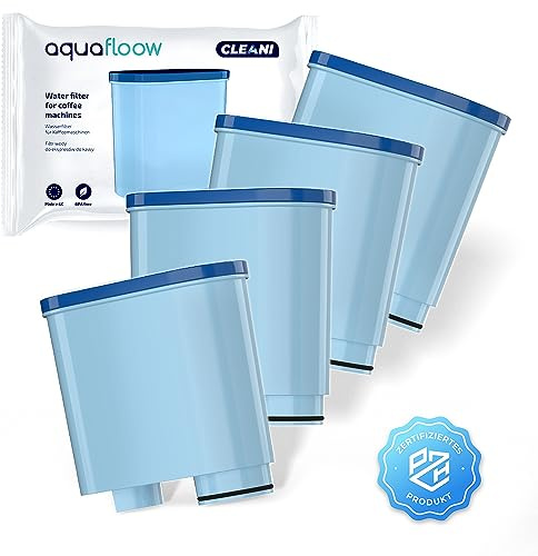 Aquafloow 4X vattenfilter CLEANI för Saeco och Philips kaffemaskiner | Kompatibel med Philips AquaClean CA6903/10 CA6903/22 CA6903 kalkfilter, filterpatron för automatiska kaffemaskiner
