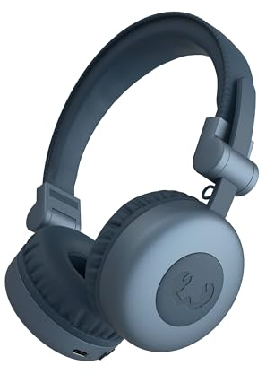 Fresh 'n Rebel Code Core, Casque Bluetooth sans Fil Supra-Aural, 30h D'Autonomie, avec Microphone et Assistant Vocal, Commandes de Volume et Boutons de Lecture/Pause, Pliable (Dive Blue)