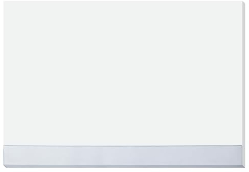 SIGEL HO280 Weiße Papier-Schreibtischunterlage, Malblock, ca. DIN A2 - extra groß, mit transparenter Schutzleiste, 30 Blatt, 80 g, vegan, Schreibunterlage aus nachhaltigem Papier