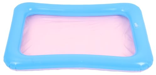 ifundom Aufblasbarer Sandkasten Für Kinder 23.62X17.72 PVC Mini Sandtablett Multifunktional Wasserspielzeug Für Innen Und Außen Strand Garten
