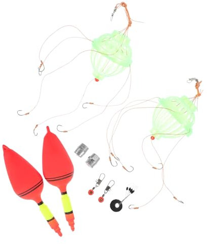 WHAMVOX Angeln Zubehör Werkzeug Boje Angelgerät Kit für Realistische Köder Set für Karpfen