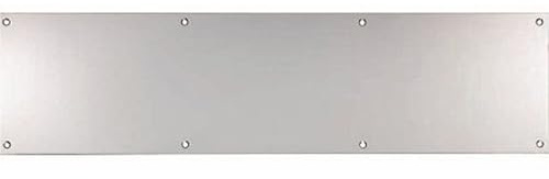 675mm x 150mm Plain Door Kickplate - Satin Stainless Steel Kick Plate Protector