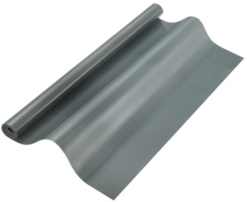 QUARKZMAN 15.7 x 3.9 pies Rollos de Tapete de Silicona para Hornear Resistentes al Calor Tapetes de Repostería Antiadherentes Antideslizantes para Encimeras Gris