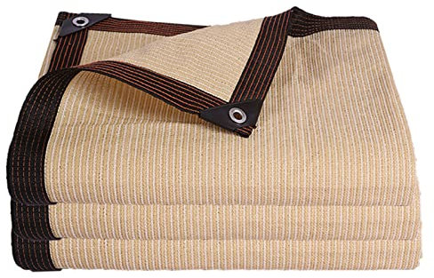 Telo parasole criptato a 12 pin per terrazza e serra, 6 x 10 m, beige