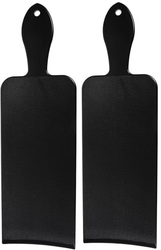 PENIKOKO 2 Stück Färbebrett Strähnen aus Kunststoff in Schwarz mit Großer Breite und Ergonomischer Form für Friseur Styling im Salon oder Hause