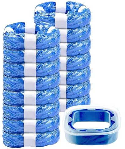 15er-Pack Windeleimer Nachfüllkassetten für Dress-Up,Dress-Up XL und Classic XL,Geruchsdichte Eingedickte,kompatibel mit allen Windeleimer Nachfüllbeutel (14 Beutel & 1 Nachfüllkassette)